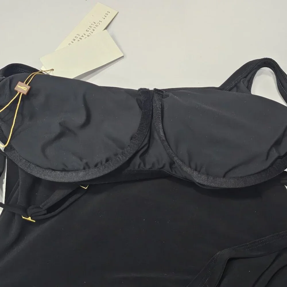 Beyond Control Grommet-Detail Square-Neck Swim Dress - Picture 13 of 16